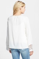 Thumbnail for your product : Rip Curl 'Kadence' Crochet Sleeve Top (Juniors)