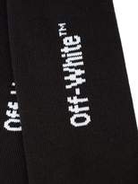 Thumbnail for your product : Off-White logo-intarsia socks