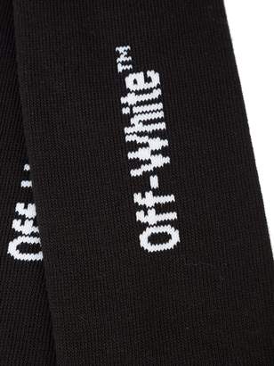 Off-White logo-intarsia socks