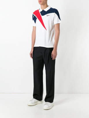 Reebok tricolour polo shirt - men - Cotton - S