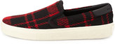 Thumbnail for your product : Saint Laurent Plaid Tweed Skate Shoe