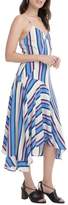 Thumbnail for your product : ASTR the Label Ellen Directional Stripe Handkerchief Hem Dress