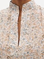 Thumbnail for your product : Thierry Colson Parvati Floral-print Cotton-poplin Maxi Dress - Brown Print