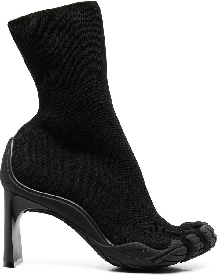 Balenciaga Split-Toe Pull-On Booties - ShopStyle Ankle Boots