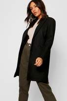 Thumbnail for your product : boohoo Tailored Boyfriend Wool Look Coat