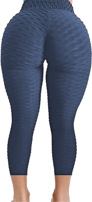 SEASUM Women's High Waist Yoga Pants Tummy Control Slimming Booty