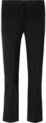 Theory Cropped Stretch Cotton-blend Ponte Flared Pants