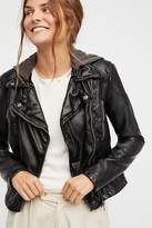 Thumbnail for your product : Free People Vegan Leather Hooded Jacket