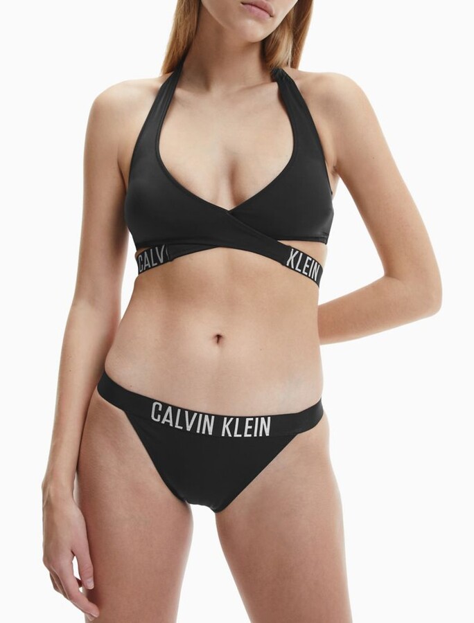 Calvin Klein Intense Power Halter Bikini Top - ShopStyle Two Piece Swimsuits