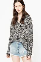 Thumbnail for your product : Zadig & Voltaire Tink Leo Crinkle Tunic