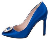 Thumbnail for your product : Sarah Jessica Parker Angelica Satin Pumps w/ Tags