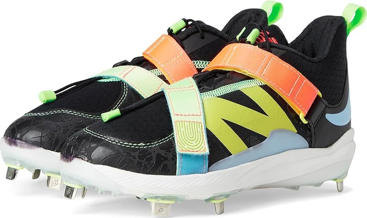 New Balance FuelCell Lindor v2 Metal Baseball Cleats Men's Shoes Black/Neon Dragonfly : 6 D - Medium