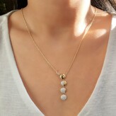 Thumbnail for your product : LMJ - Moon Transformation Necklace In 14 Kt Yellow Gold Vermeil On Sterling Silver