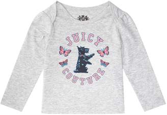 Juicy Couture Scottie Butterfly Print T-Shirt