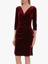 Thumbnail for your product : Gina Bacconi Letty Velvet Wrap Dress