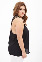 Thumbnail for your product : Forever 21 Plus Size Woven-Racerback Chiffon Top