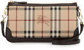 Thumbnail for your product : Burberry Check PVC Crossbody Bag, Chocolate
