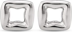 Uno de 50 UNOde50 Metal Alloy Clasp Stud Earrings