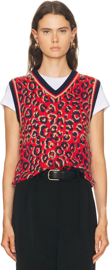 ADIDAS X WALES BONNER Knit Vest in Red