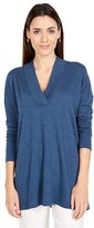Thumbnail for your product : Lilla P Flame Modal Ribbed Collar Tunic