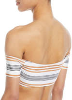 Thumbnail for your product : Vix Potosi Striped Swim Bikini Bottoms