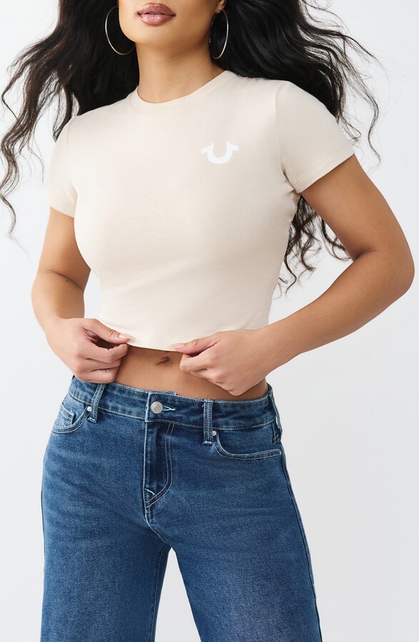 True Religion Buddha Relax Shrunken Tee