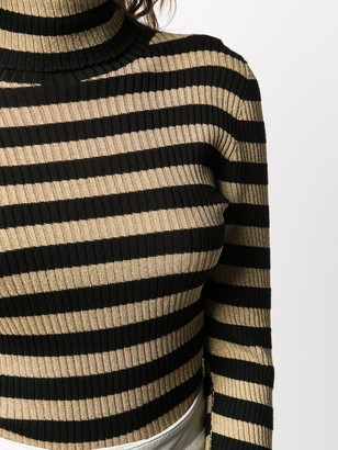 Twin-Set Striped Knit Top