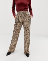 Thumbnail for your product : MBYM leopard print trousers