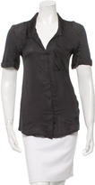 Thumbnail for your product : Helmut Lang Short Sleeve Button-Up Top