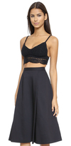 Thumbnail for your product : Alice + Olivia Emma Crochet Bra Top with Scallop Hem