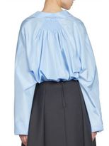 Thumbnail for your product : Nina Ricci Long-Sleeve Technical Silk Top