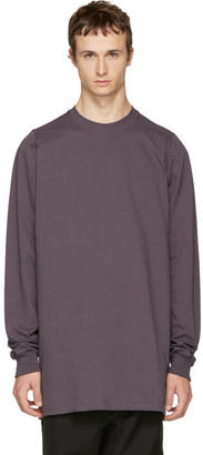 Rick Owens Purple Crewneck Sweater