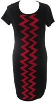 Thumbnail for your product : Badgley Mischka BADGLEY  MISCHKA Black Wool Dress