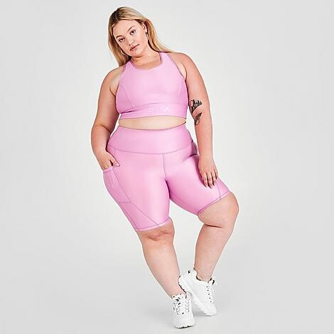 plus size fila crop top