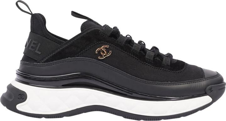 Chanel Leather trainers - ShopStyle Sneakers & Athletic Shoes