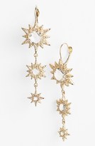 Thumbnail for your product : Nordstrom Anzie 'Aztec' Topaz & Diamond Starburst Linear Earrings Exclusive)