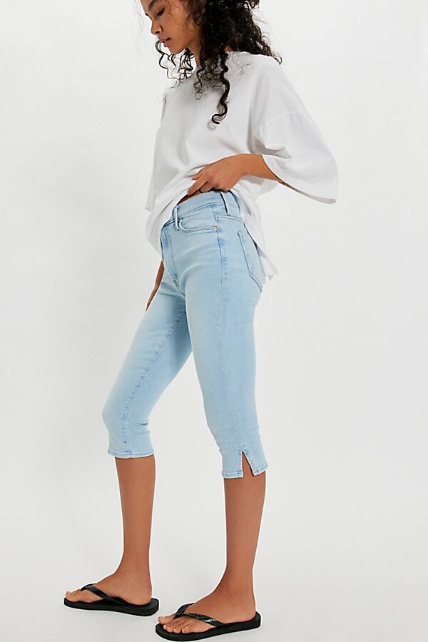 Mother The Stunner Zip Bunny Snip Jeans