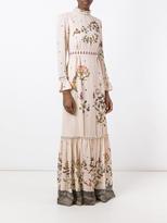 Thumbnail for your product : Vilshenko floral print maxi dress - women - Silk - 8