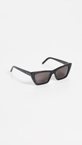 Thumbnail for your product : Saint Laurent Narrow Cat Eye Sunglasses