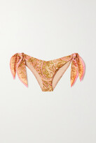 Thumbnail for your product : Zimmermann Brighton Scarf Paisley-print Bikini Briefs