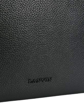 Lanvin logo embossed clutch
