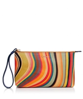 Thumbnail for your product : Paul Smith Swirl Print Wristlet Clutch Bag