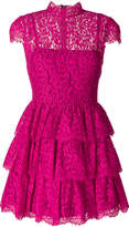 Thumbnail for your product : Alice + Olivia lace ruffled dress