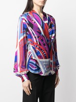 Thumbnail for your product : Emilio Pucci Pre-Owned Abstract Print Wrap Shirt