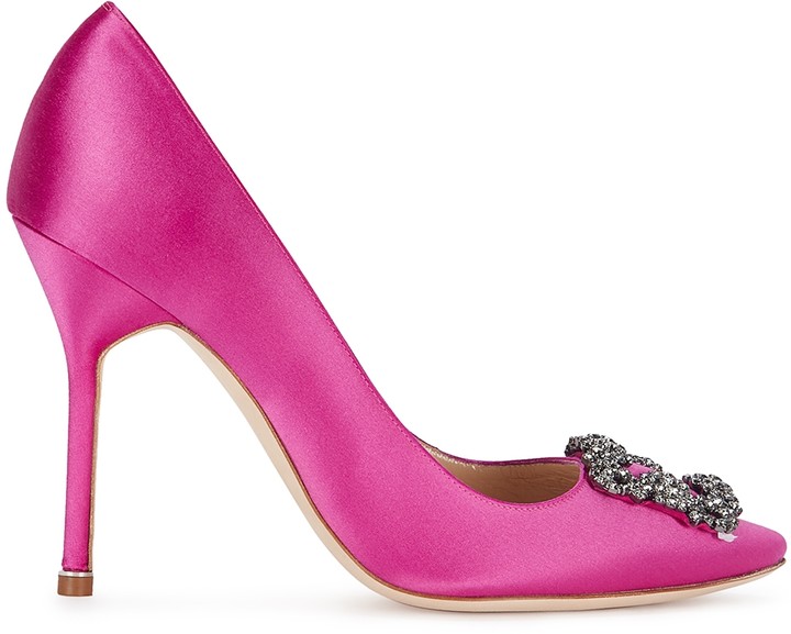 dark fuschia heels