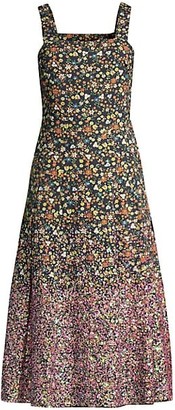 Tory Burch Sequin Floral Cotton Dress