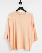 Thumbnail for your product : Monki Billa organic cotton oversize t-shirt in peach