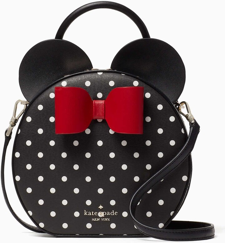Loungefly Disney Minnie Mouse Gold & Black Passport Crossbody Bag