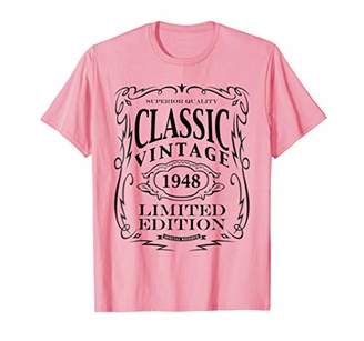 Vintage 1948 T-Shirt - 71st Birthday Gift Tee Shirt