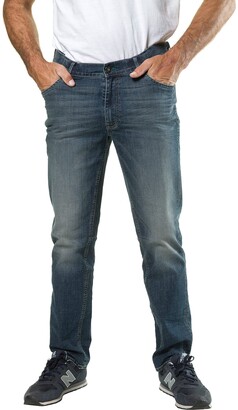 JP 1880 Menswear Big & Tall Plus Size L-8XL Straight Leg Comfort Waist Stretch Jeans Blue Stone 60 718213 91-60